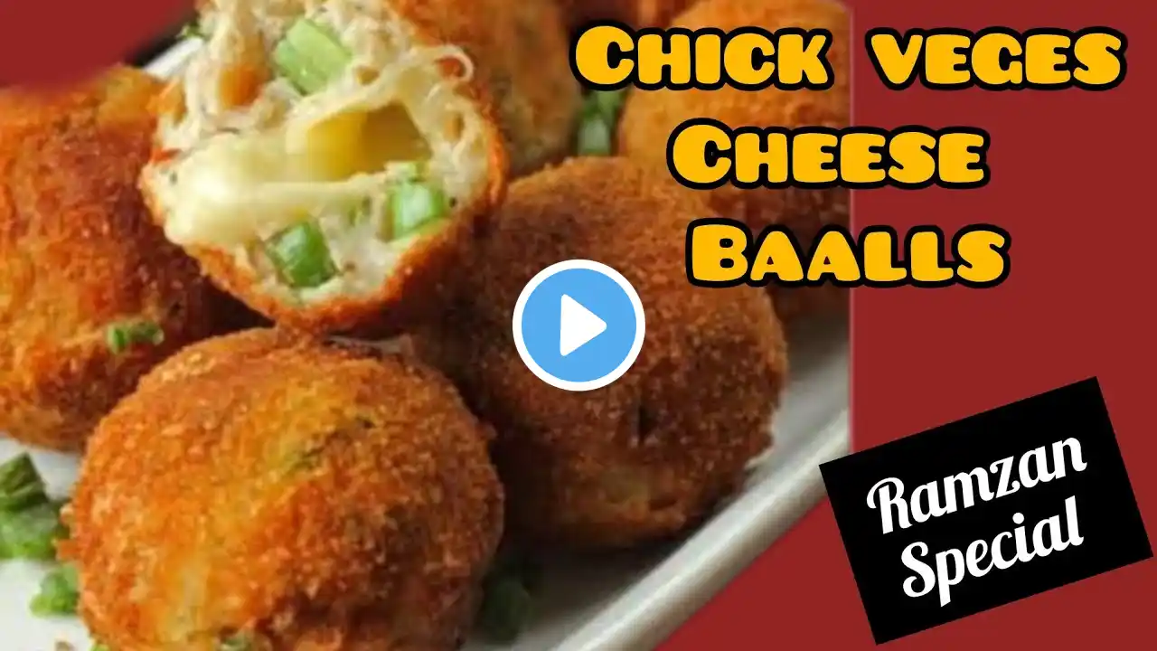 Chicken cheese balls| veges and potatoes cheese balls| different style cheese balls recipe