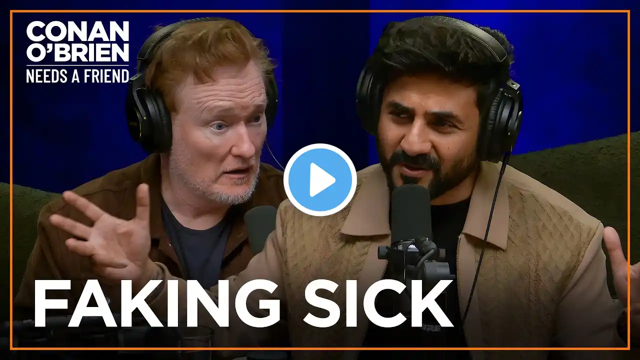 Vir Das Faked Appendicitis & Had An Actual Appendectomy | Conan O’Brien Needs a Friend