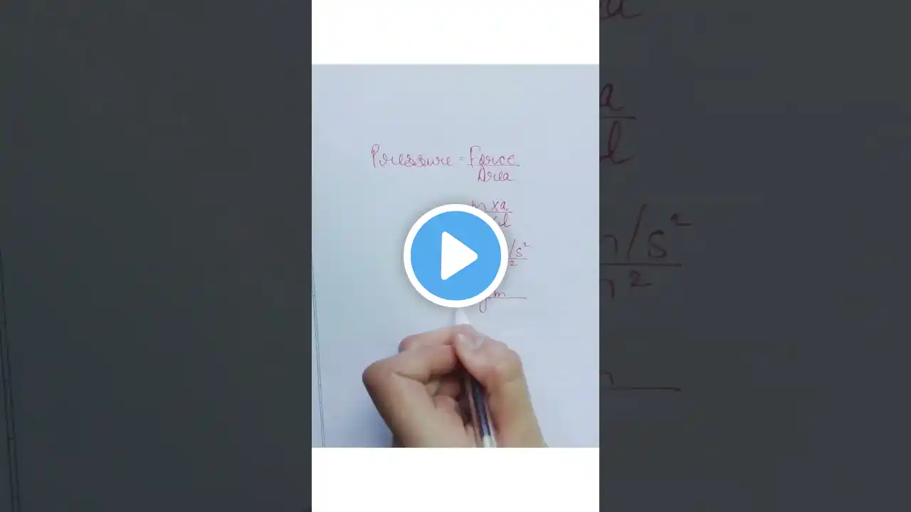 Pressure unit and dimensional formula #pressure #unit #dimensionalformula