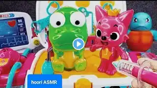 33 minutes satisfying with unboxing cute pink doctor set pinkfong ambulance toyes|| ASMR  miniature