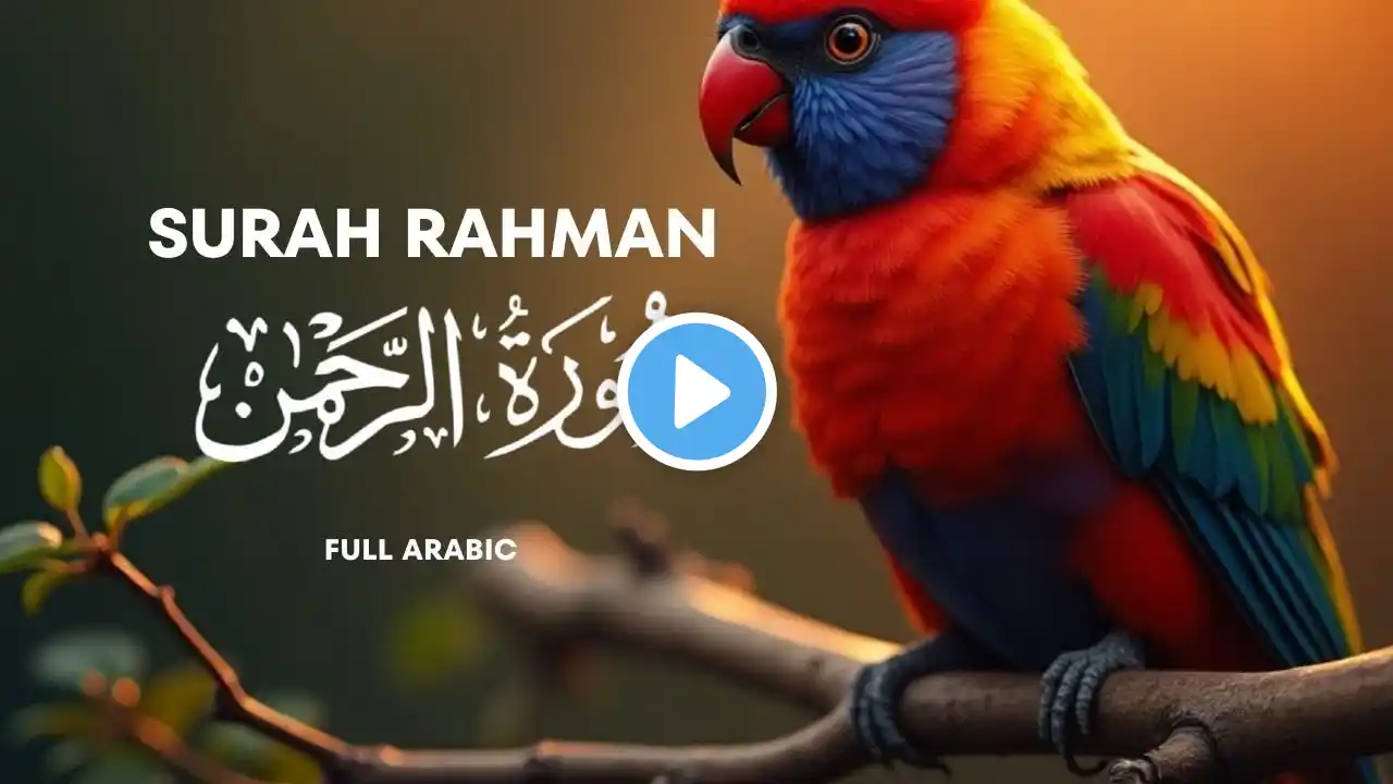 World's most beautiful recitation of Surah Ar-Rahman (سورة الرحمن) | Soft Voice