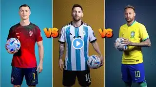 Ronaldo vs Messi vs Neymar | Ultimate Comparison – Who’s the Best?