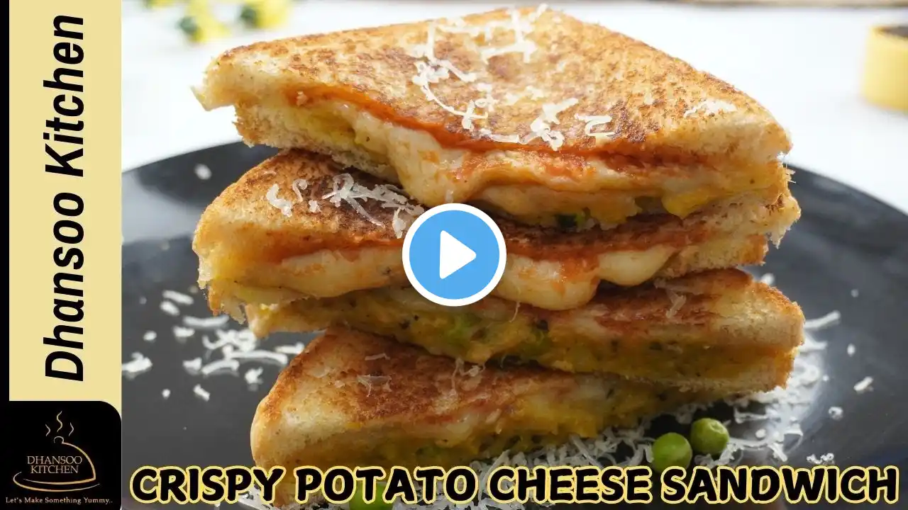 Dhansoo Kitchen's Game-Changing Crispy Potato Cheese Sandwich Recipe | Ramzan Special Recipe