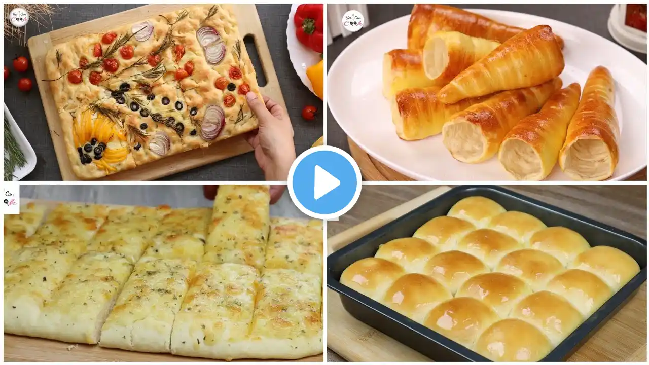 4 Homemade Bread & Buns Recipes