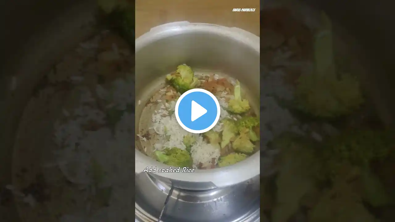 Broccoli 🥦 Rice For 1+year Babies#weightgainrecipe#cookingshorts#ytshorts‪@HariParivlogs256‬