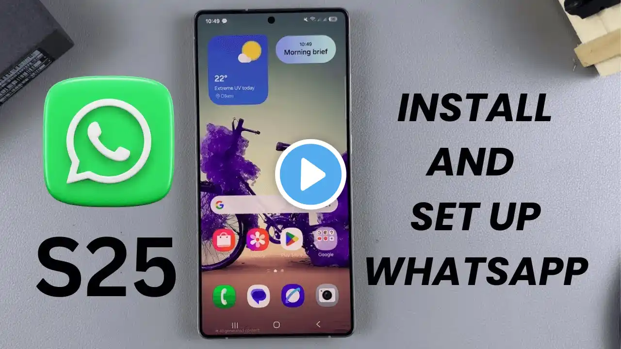 How To Install & Set Up WhatsApp On Samsung Galaxy S25/S25 Ultra