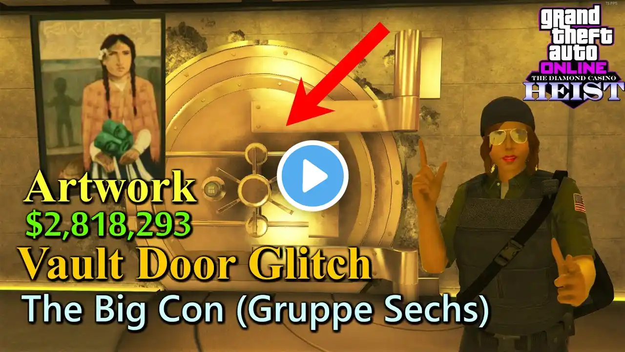 Artwork Full Take with No Timer! - Casino Heist Vault Door Glitch (GTA Online) - Gruppe Sechs