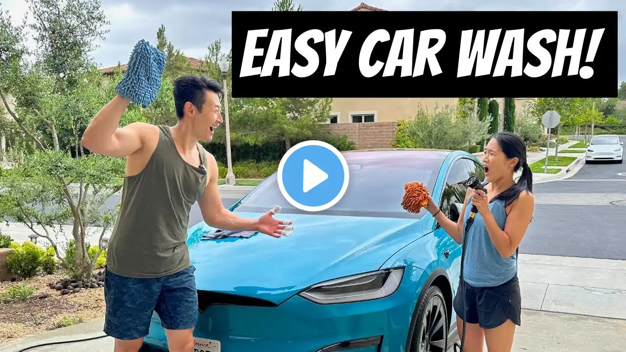 Beginners Guide to Washing Your Tesla (Teaching my Wife...)