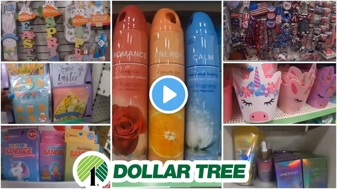 DOLLAR TREE* Easter Decor 2025 * Beauty Finds * Cleaning Supplies * 4th Of July Decor