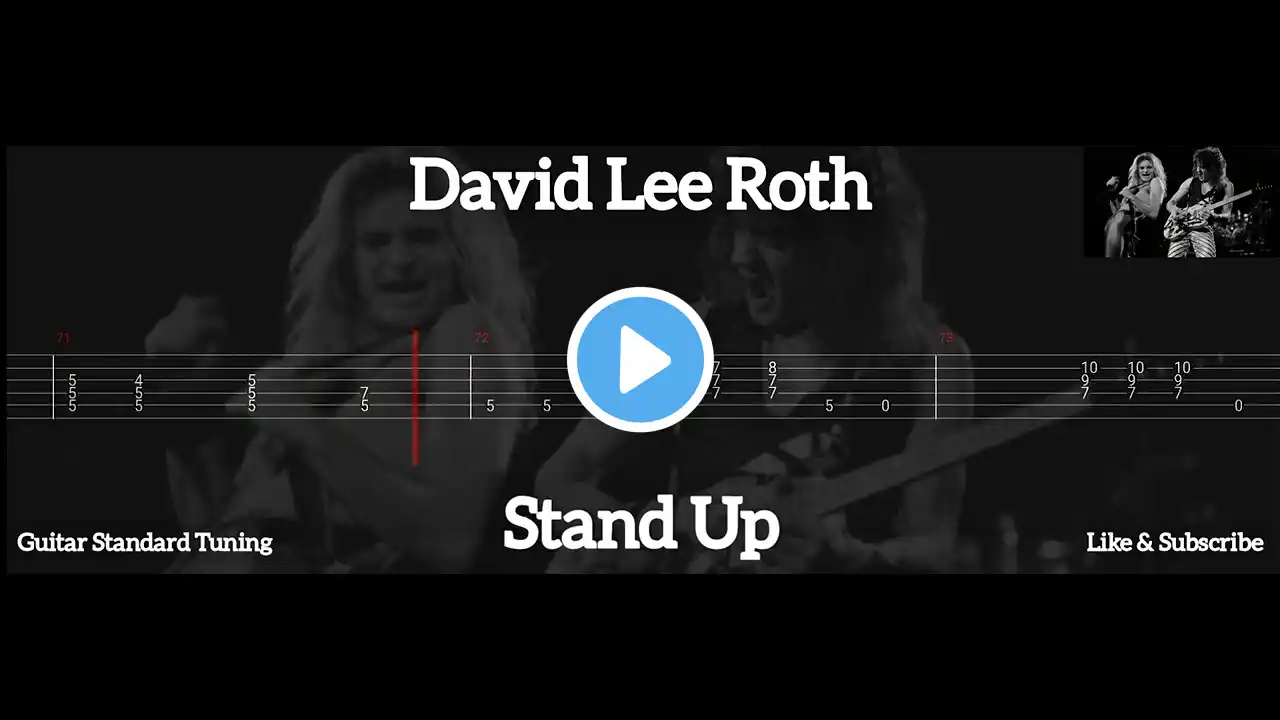 David Lee Roth - Stand Up ( Tab Guitar )