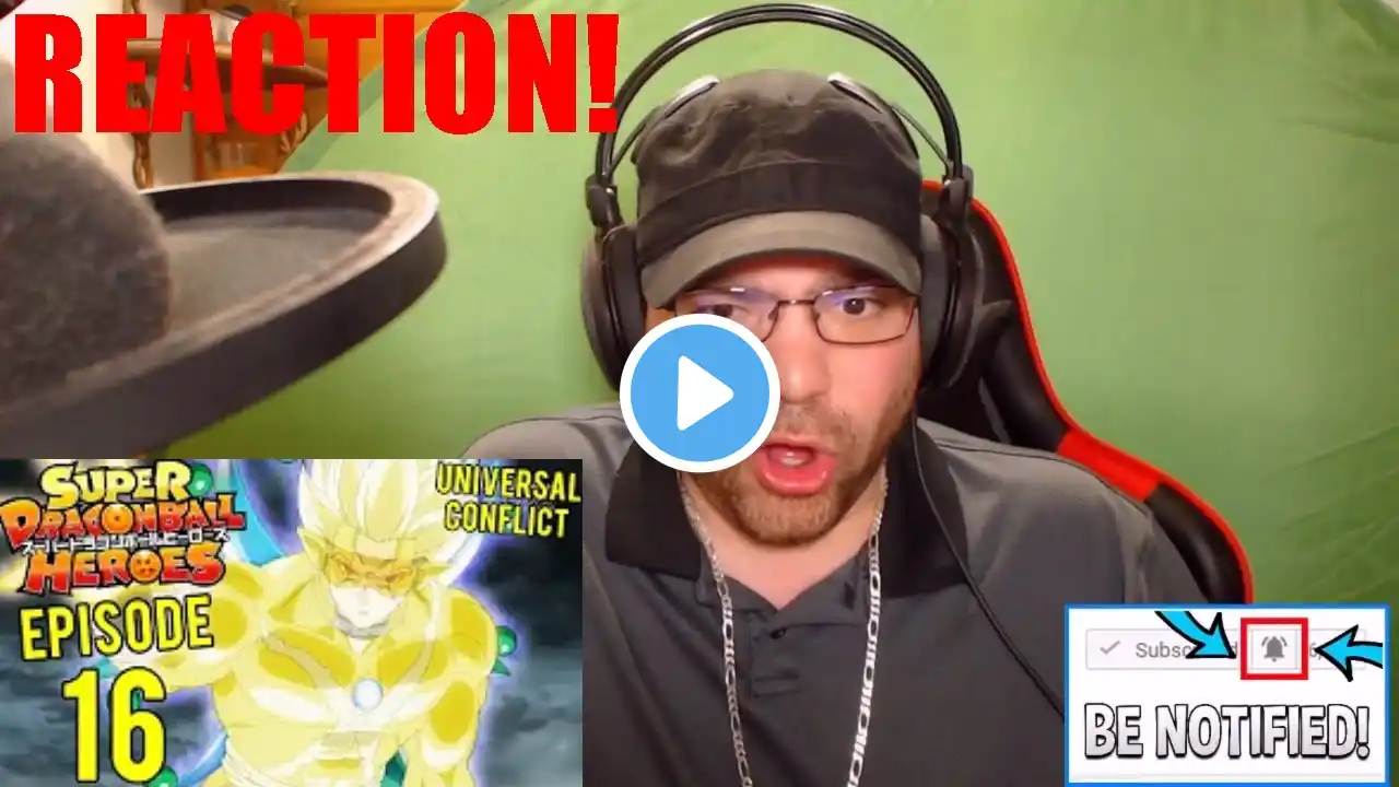 SUPER DRAGON BALL HEROES EPISODE 16 reaction | English SUB