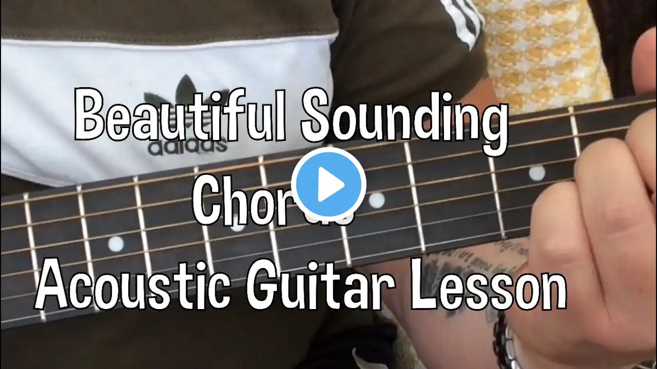 Try Out These Beautiful Sounding Moveable Chords-Acoustic Guitar Lesson.