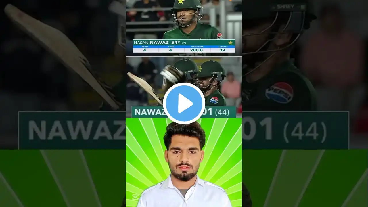 Fastest century by a Pakistani 🥰😍|Hassan nawaz century vs new Zealand|pak vs nz 3rd t20 #pakvsnzt20