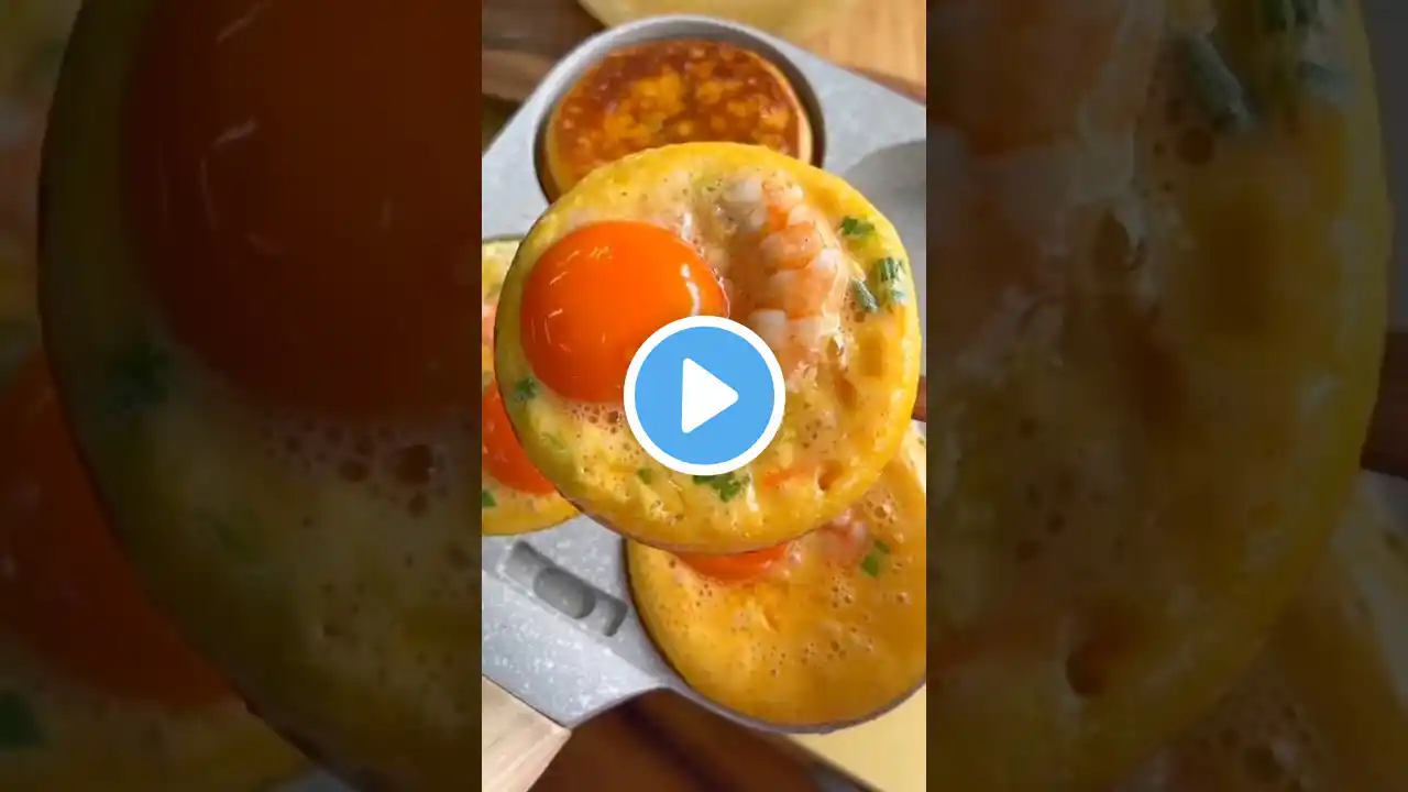 🍳🍤Best ever Prawns Omelet🤤😋 #foodie #foodie #viral #asmr #trending #mukbang #tiktok #shorts #fyp #yt