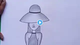 girl Drawing | how to draw beautiful girl with beautiful dress | Beautiful girl drawing❤️