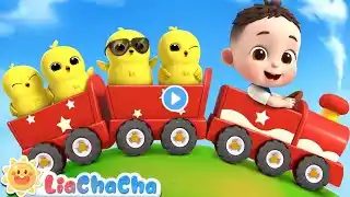 Five Little Chicks Song 2🐣| Little Chick Search Song | Nursery Rhymes | LiaChaCha