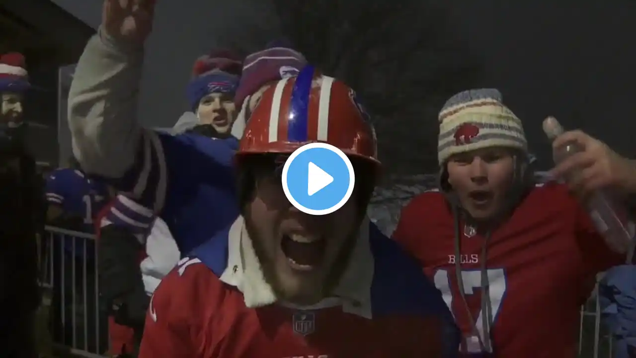 Watch Buffalo Bills fans celebrate immediately following divisional round victory over Ravens