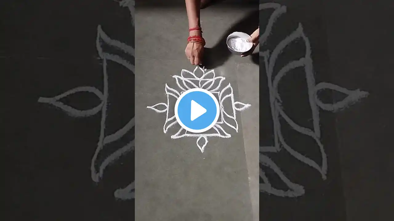 Diwali special kolam | Deepam kolam | rangoli 2.0 Padi kolam|#shorts #kolamdesign 13
