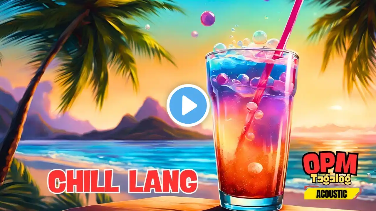 CHILL LANG (Full Lyric Video) - Acoustic Tagalog OPM Song