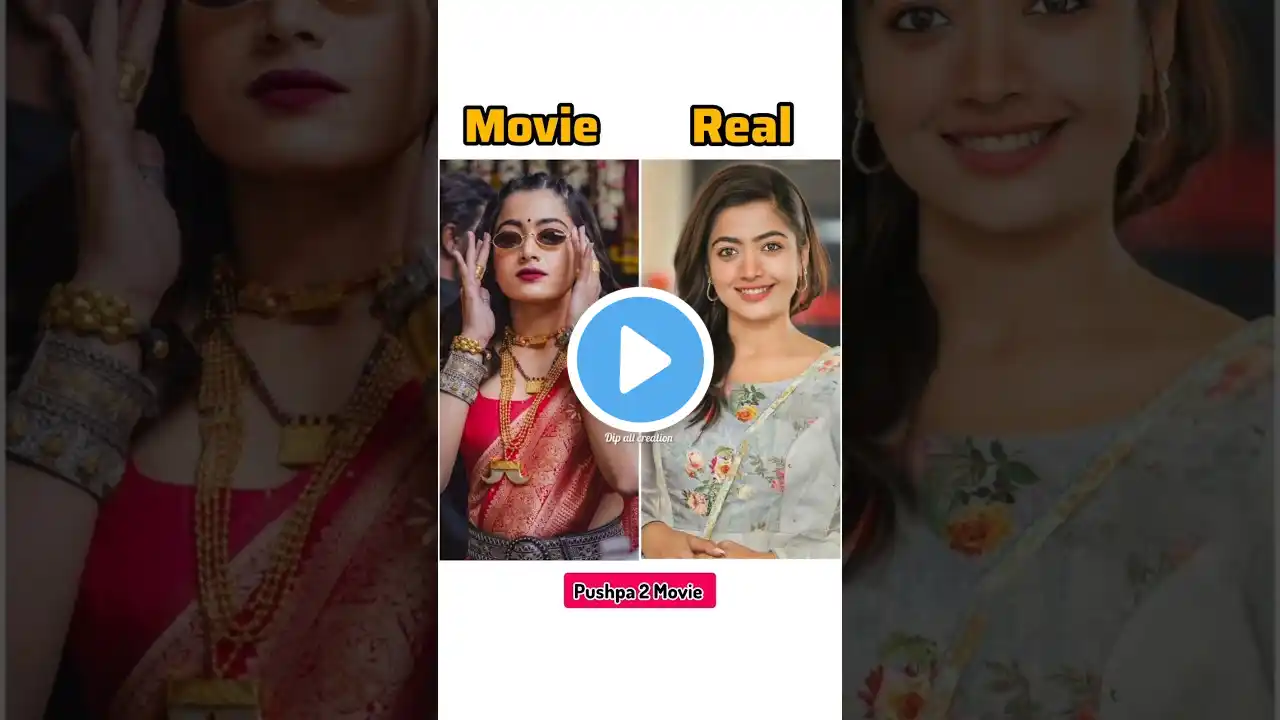 Pushpa 2 Movie all cast Reel Vs Real #shorts #pushpa2 #reelvsreal #movie #cast #shortsfeed #viral