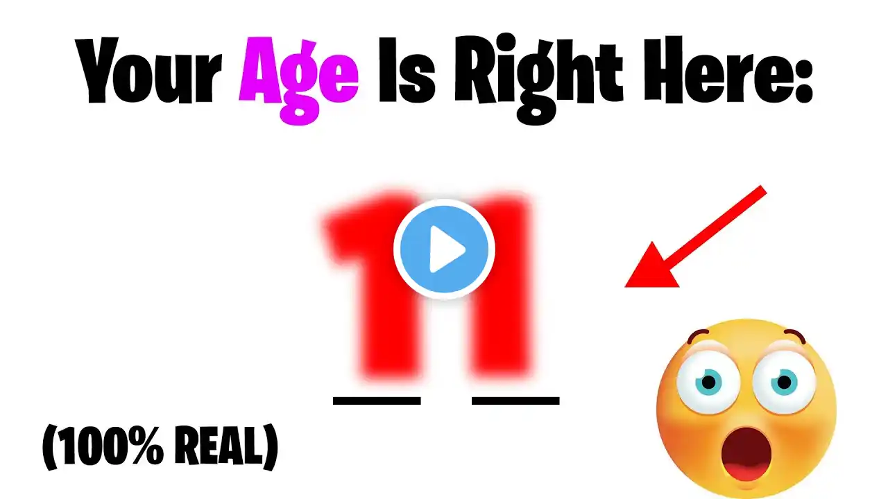 I will Show Your Age In This Video!! 🤯 (Real)