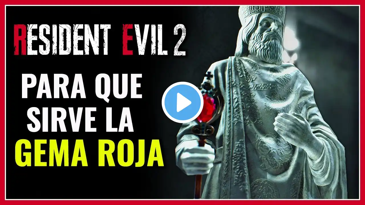 Para Que Sirve la Joya Roja RESIDENT EVIL 2 Remake