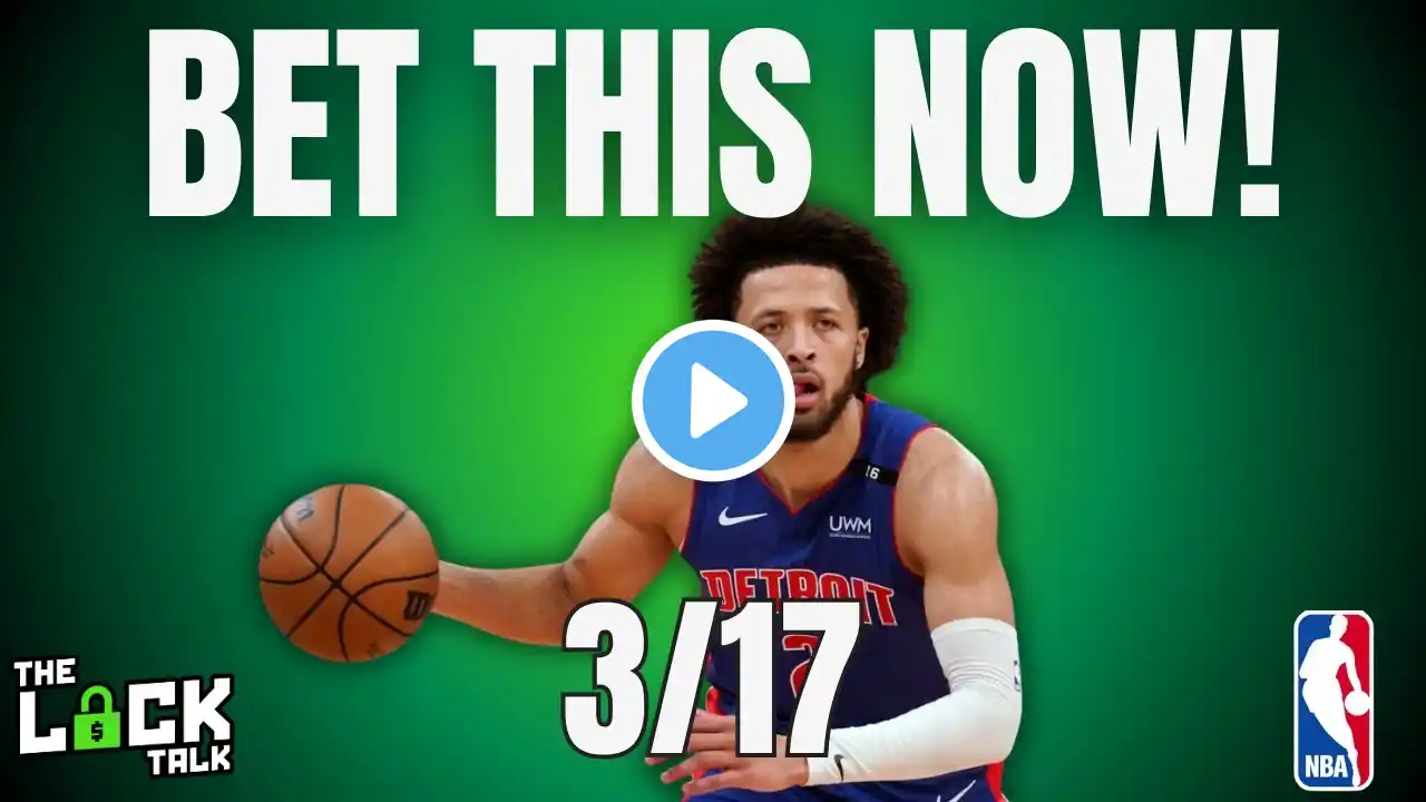 2-0 SWEEPš§¹! NBA BEST Bets for Monday, March 17th Picks & Player Prop Predictions!