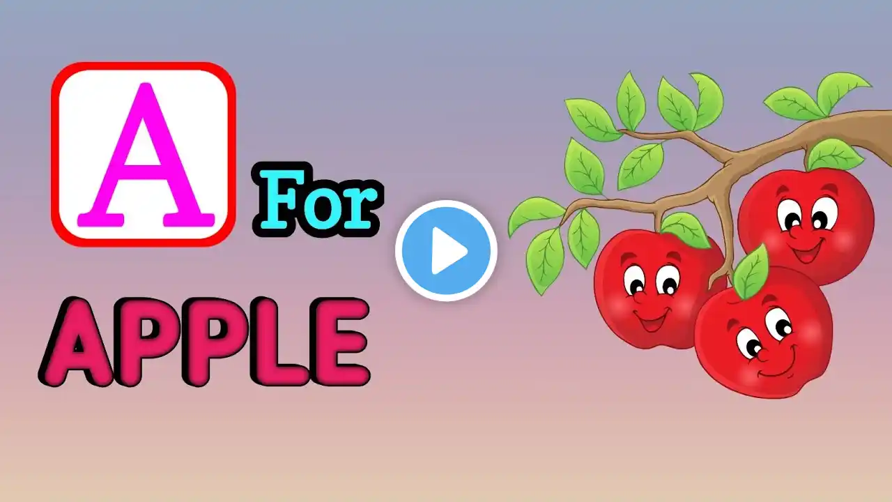 A for apple b for ball - 1951 || Phonics Song || abcd alphabet || kids comedy || a to z meaning