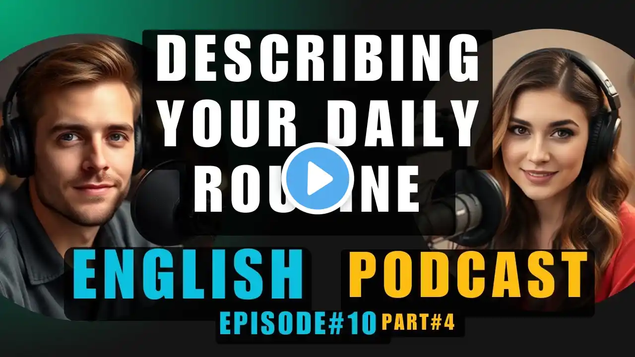 Learn English With Podcast Conversation Episode 10Part4 | Describing Your Daily Routine in English