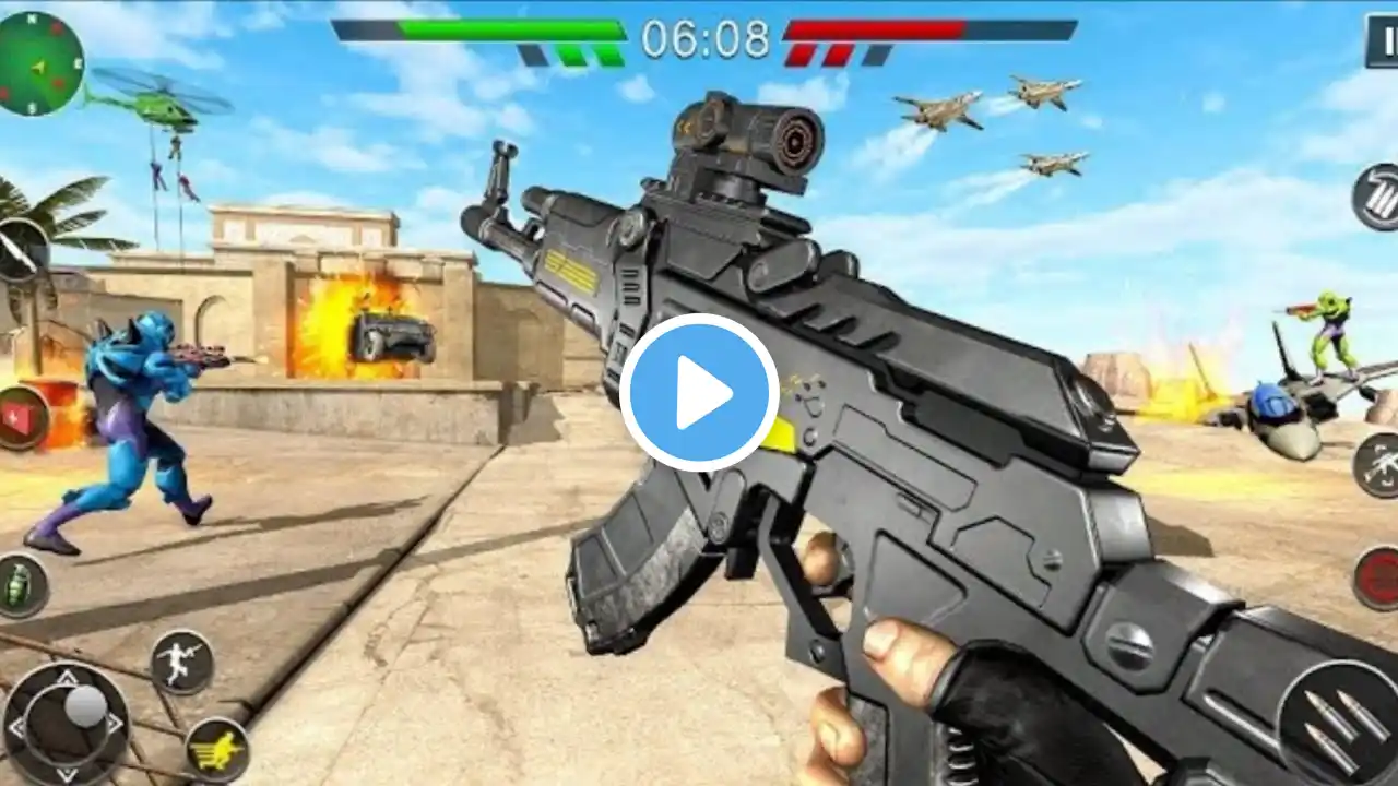 Robot Fps Shooting Strike 2_ Modern RobotGun Shooting Games - Android Gameplay