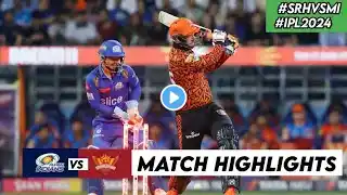 SRH vs MI 55th match ipl 2024 highlights | may 6th 2024 | Cricket ipl 2024 highlights today