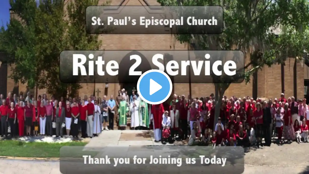 Rite 1 Service 12/29/2024