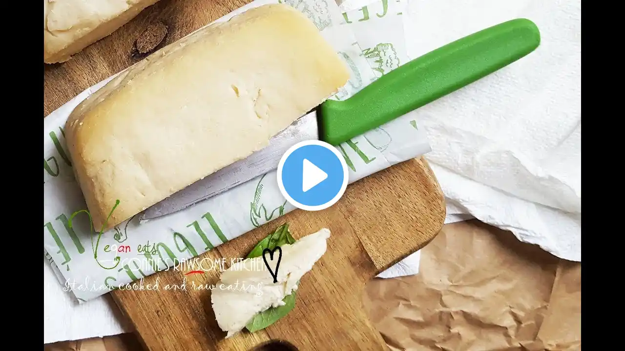 VLOG VEGAN FONTINA 2.0 CHEESE - MARRIAGE OF TWO CHEESE | Connie's RAWsome kitchen