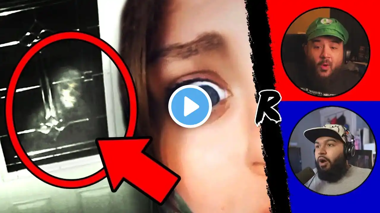 Top 5 SCARY Ghost Videos For FULL SCREEN TERROR - @NukesTop5 | RENEGADES REACT w/ @Senpapi2