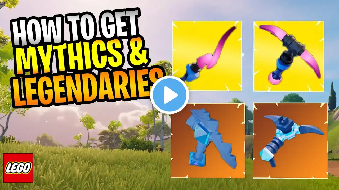 How To Get MYTHIC And LEGENDARY Weapons In Lego Fortnite