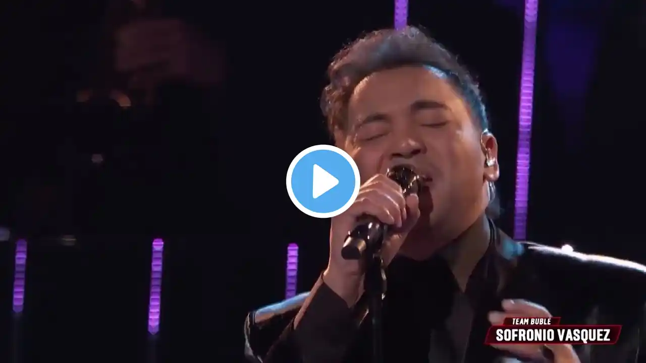 Sofronio Vasquez on "If I Can Dream" | The Voice Lives