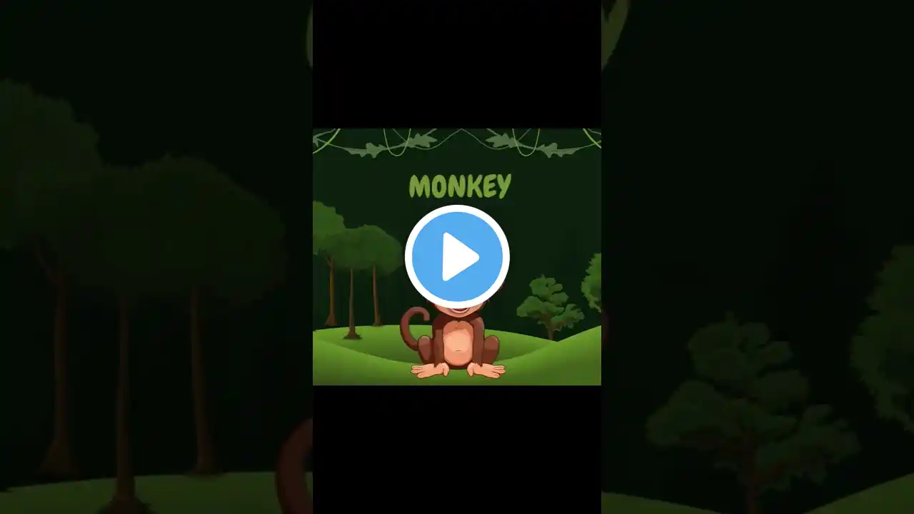 Guessing animal name #preschool #animation #kidsactivity #ytshorts #jungle