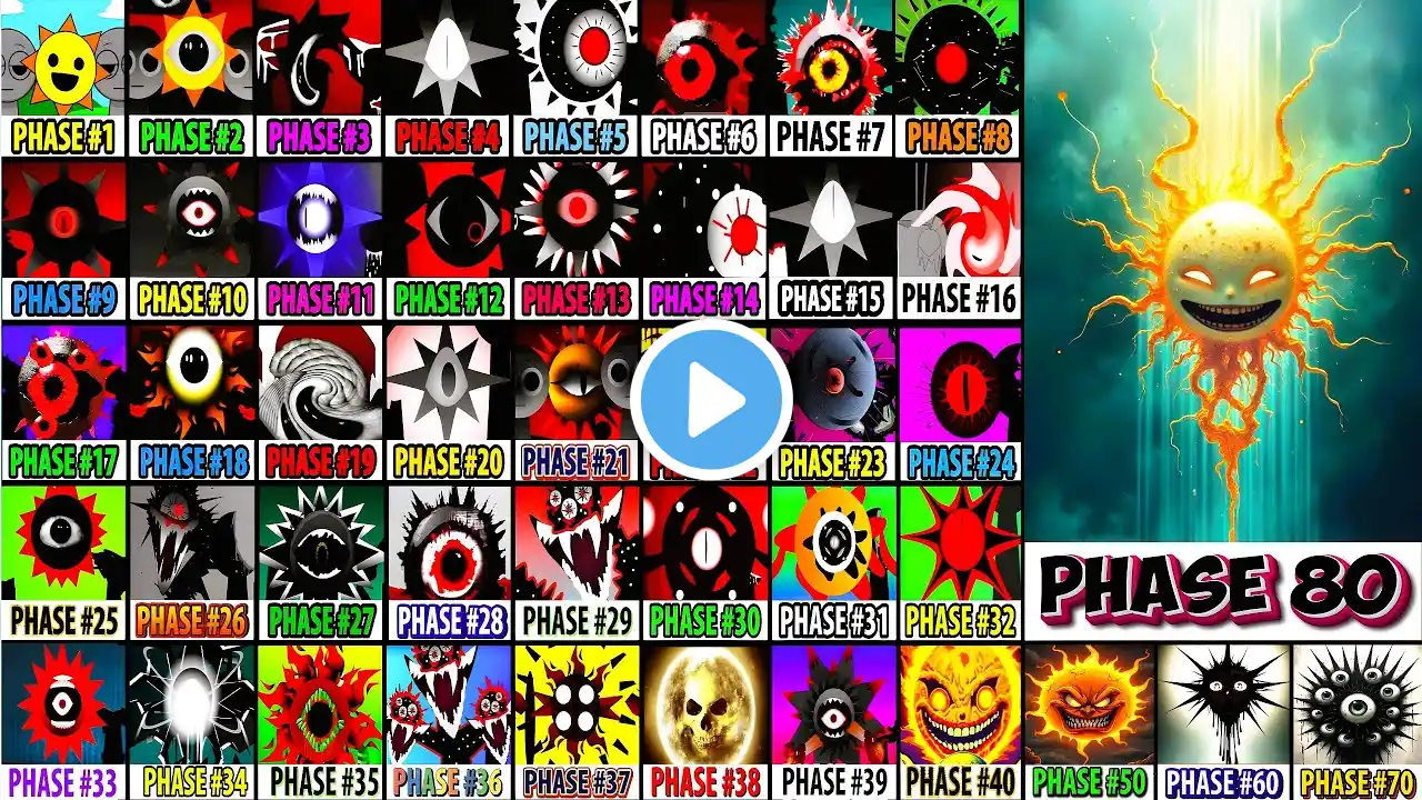 Incredibox Sprunki Mix All Phases: Phase 10 VS Phase 20 VS Phase 30 VS Phase 40 VS Phase 50-60-70-80