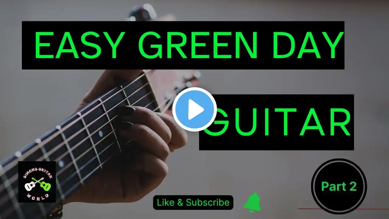 Easy Time Of Your Life Guitar Part 2 | New Chords (Em, D, C) - Beginner Guitar Lesson