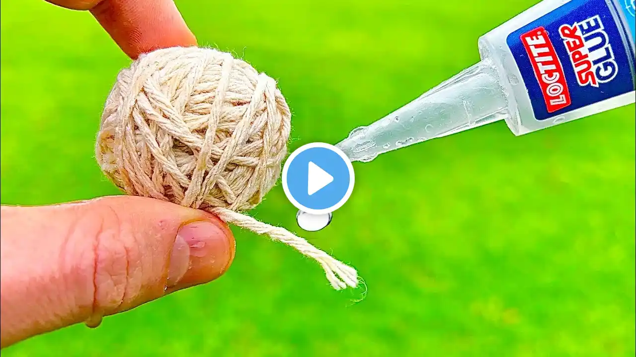 Works Like Magic! Pour Super Glue on Thread and Be Amazed