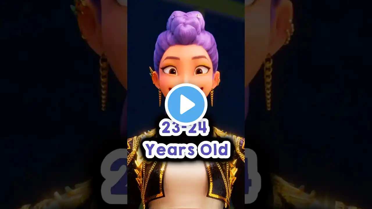 How Old Are Kpop Demon Hunters Characters? 🤔 #kpopdemonhunters #netflix #shorts