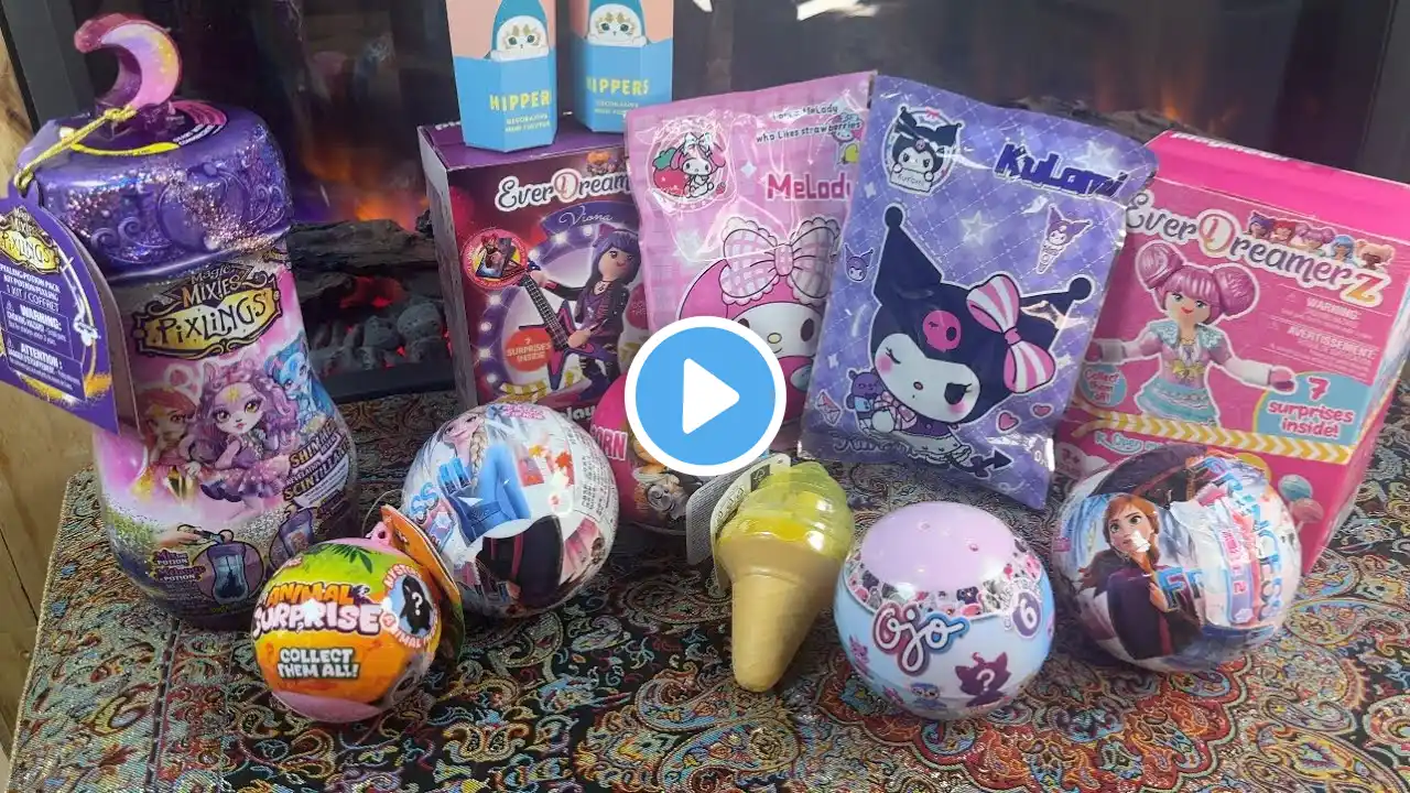 ASMR 7 minutes of satisfying unboxing magic mixies pixlings NO TALKING video