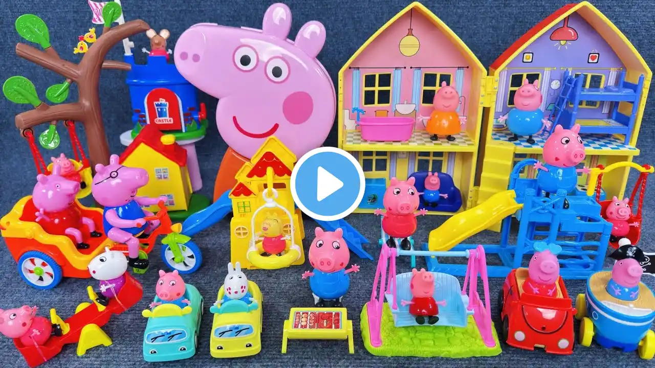 10 Minutes Satisfying with Unboxing Cute Peppa Pig Villa Toys Collection ASMR | Review Toys