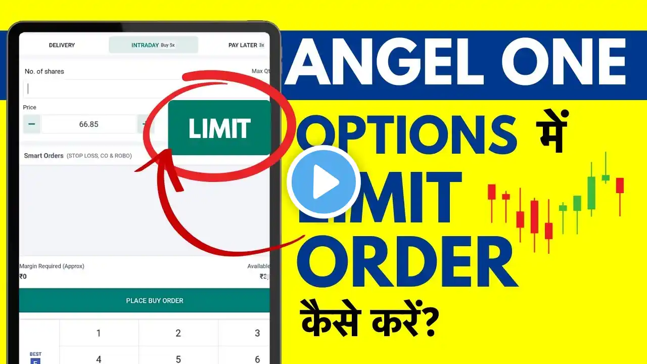 Angel One me Limit Order Kaise Kare? Angel One Option Limit Order