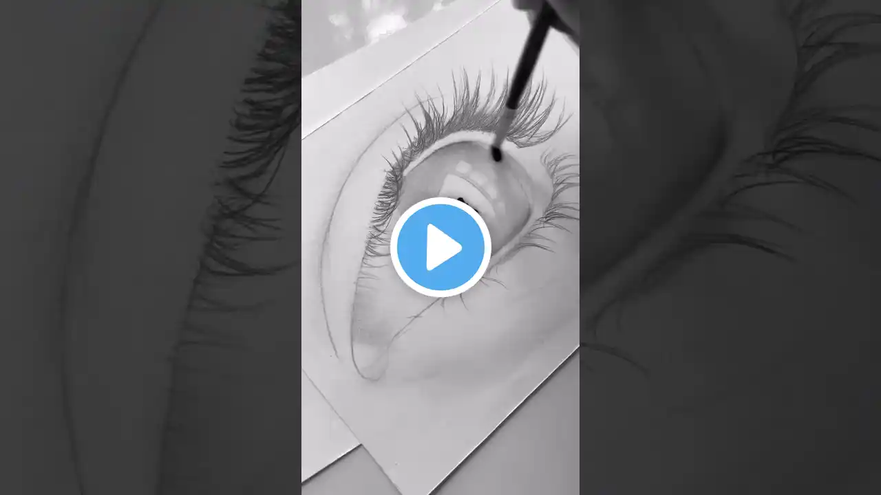 How to draw realistic eye #drawingtutorial #art #sketch #beginners #shorts #drawing #viralshorts