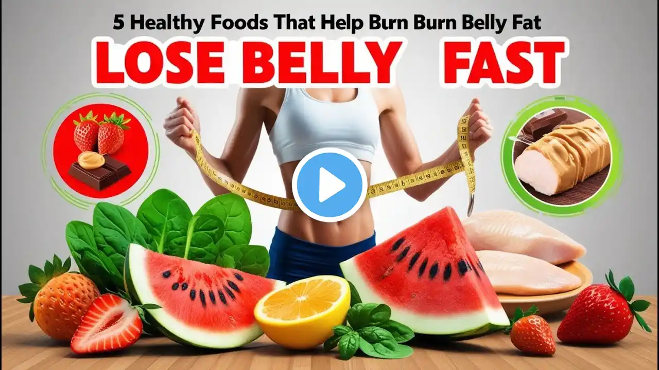 5 Real Foods to Lose Belly Fat Fast | Proven Calorie Deficit & Protein Hacks