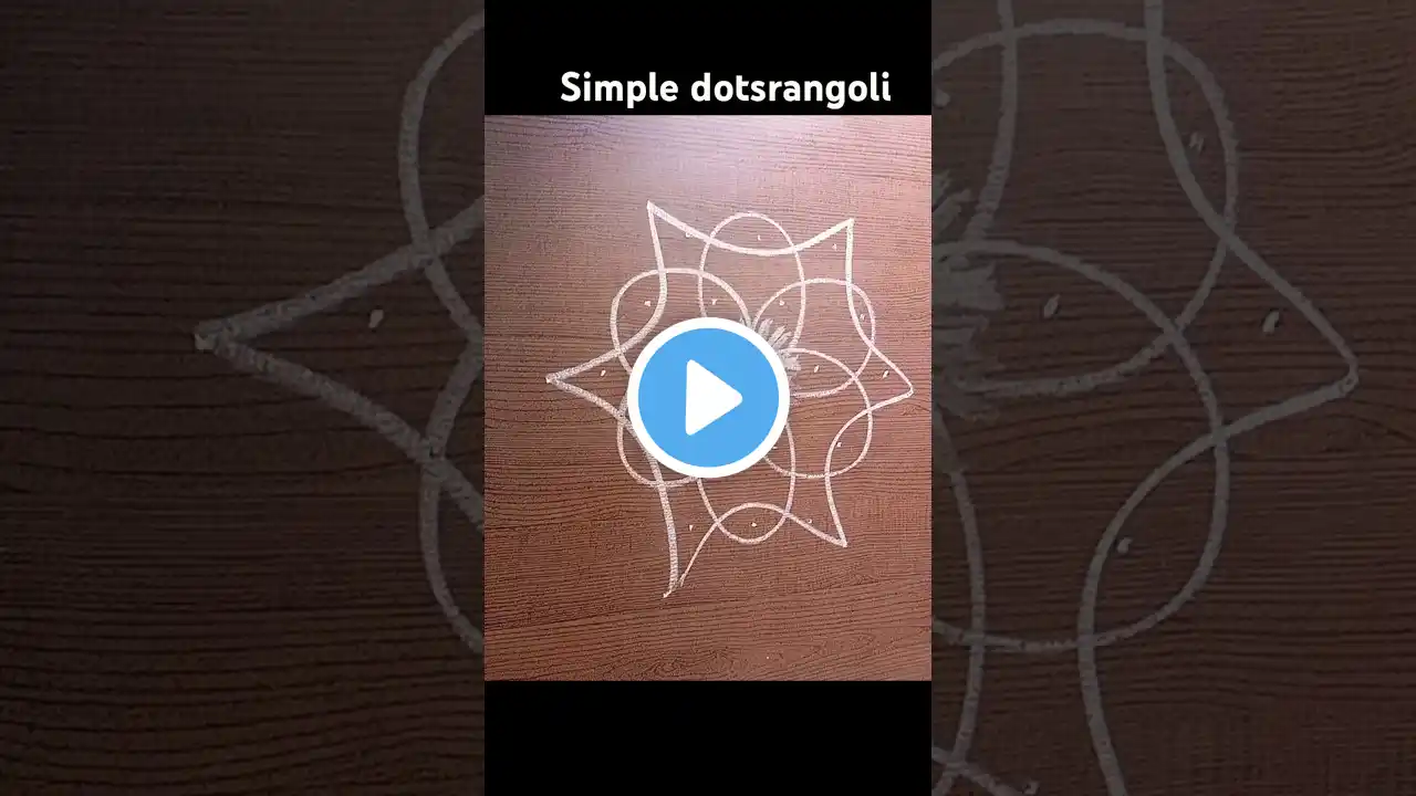 5*3: dots melikala muggu 🌺#trending #viralvideo #shortsfeed#shortvideo#shorts #mellikamuggu #rangoli