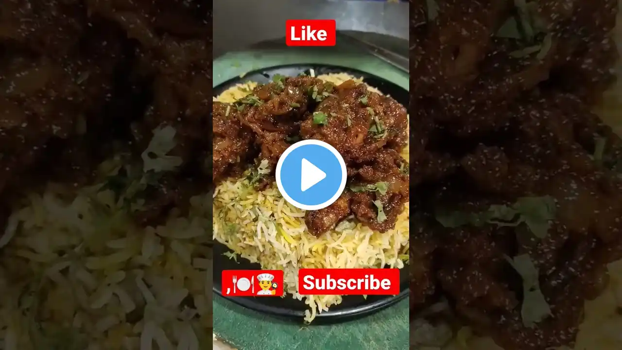 chicken biryani chicken lollipop biryani #chicken #biriyani #trending #shorts #home