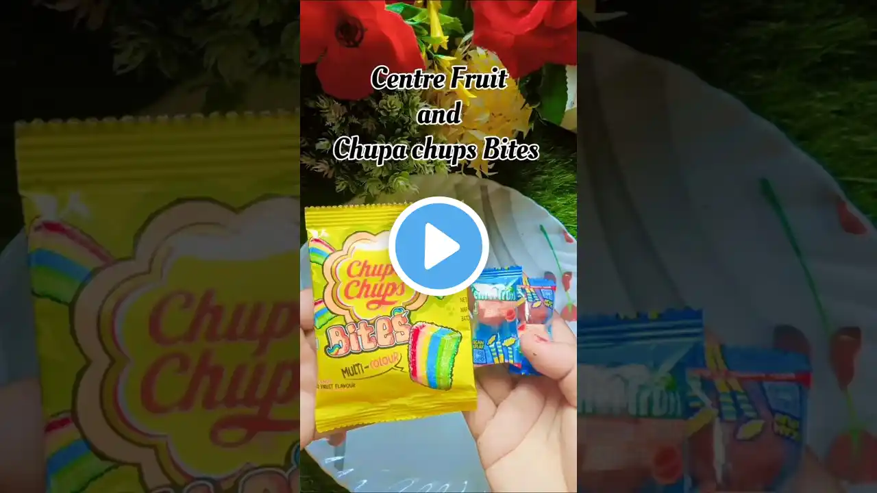 Centre Fruit and Chupa chups Bites Popsical 🍭 #shorts #trending #asmr#chupachups  #viral#CentreFruit