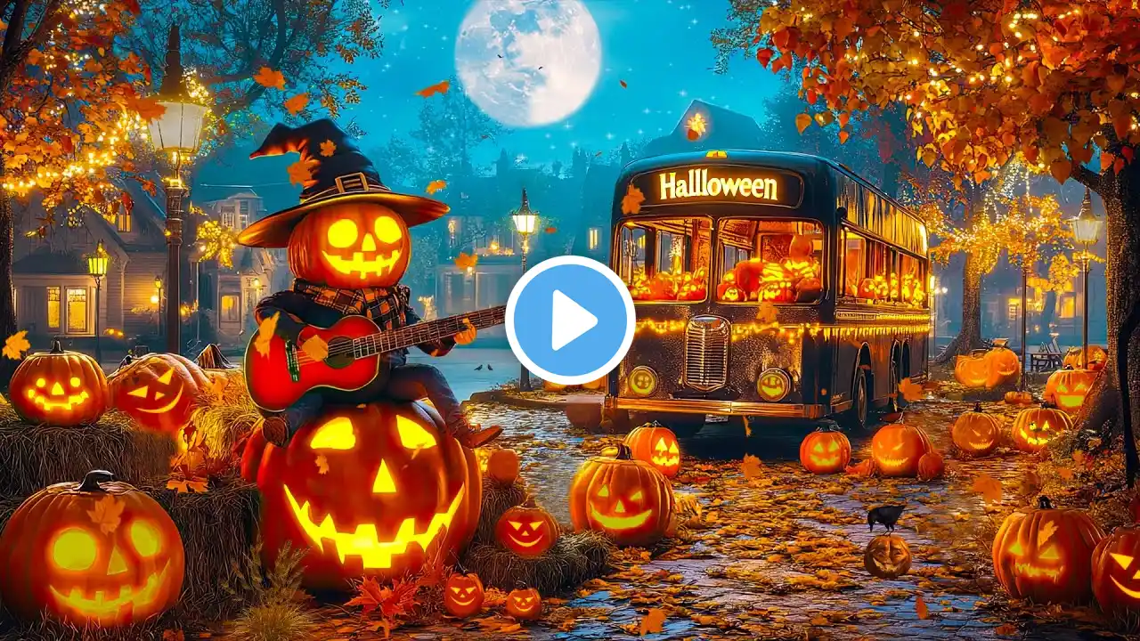 Relaxing Halloween Autumn Space 🎃 Happy Halloween Music, Top Halloween Songs Instrumental Music 2024